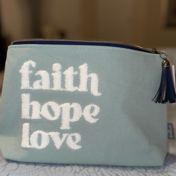 New - Faith, Hope, Love Blue Canvas Pouch
PERFECT Present to add & add gifts in - Picture 6 of 12